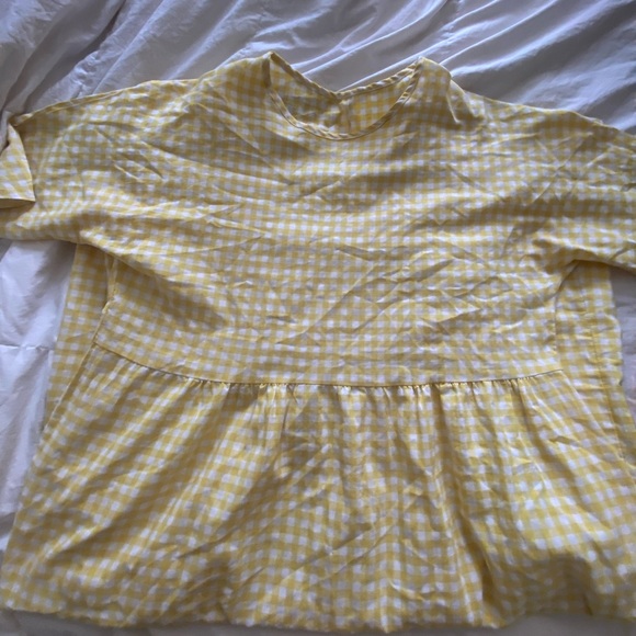 Yellow gingham extra large dress - Picture 4 of 4